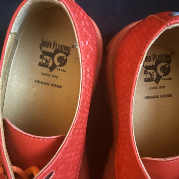 John Fluevog Orange Shoes size 8 women’s - Picture 6 of 6